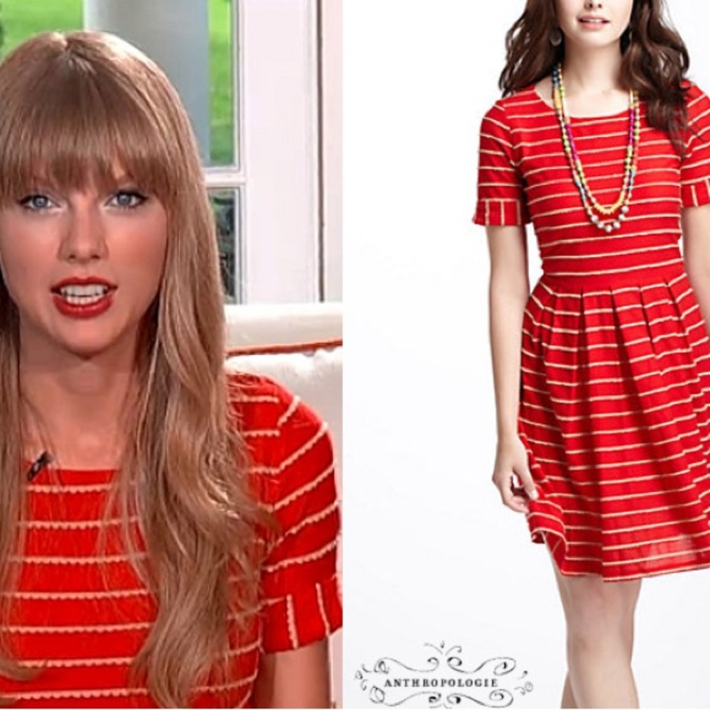 Taylor Swift RED anthropology, dress
